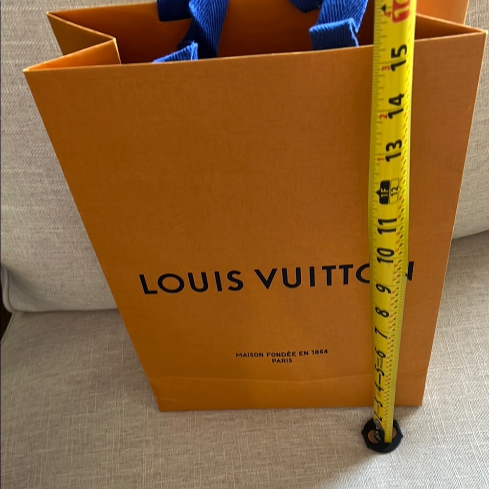 Louis Vuitton Orange Shopping Bag